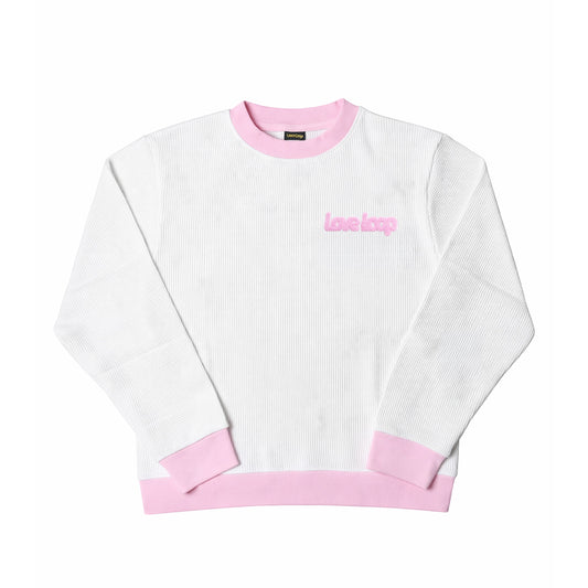 WAFFLE LONGSLEEVE PINK