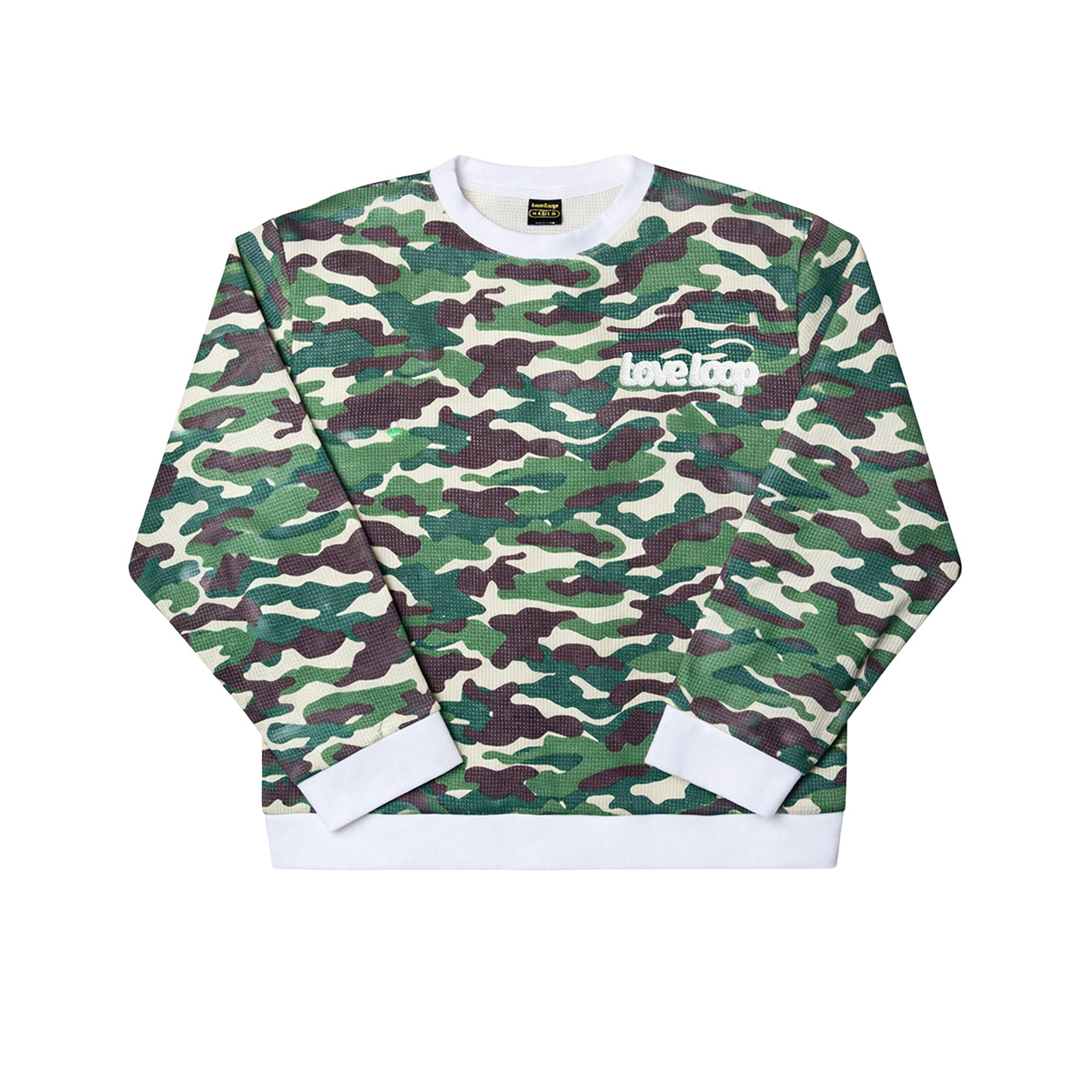 WAFFLE LONGSLEEVE CAMOUFLAGE