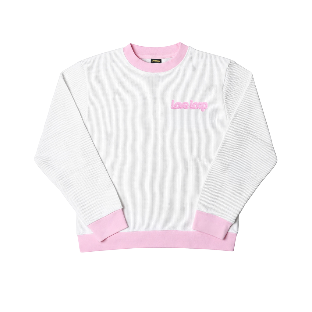 WAFFLE LONGSLEEVE PINK