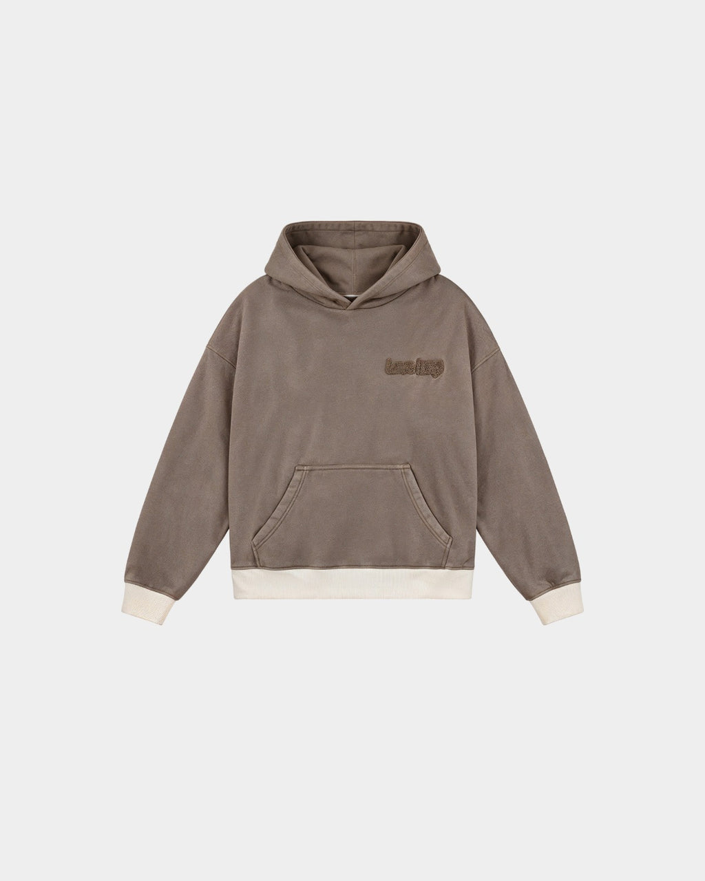 LL Hoodie Mocca, heavyweight washed hoodie by Loveloop – photo 2